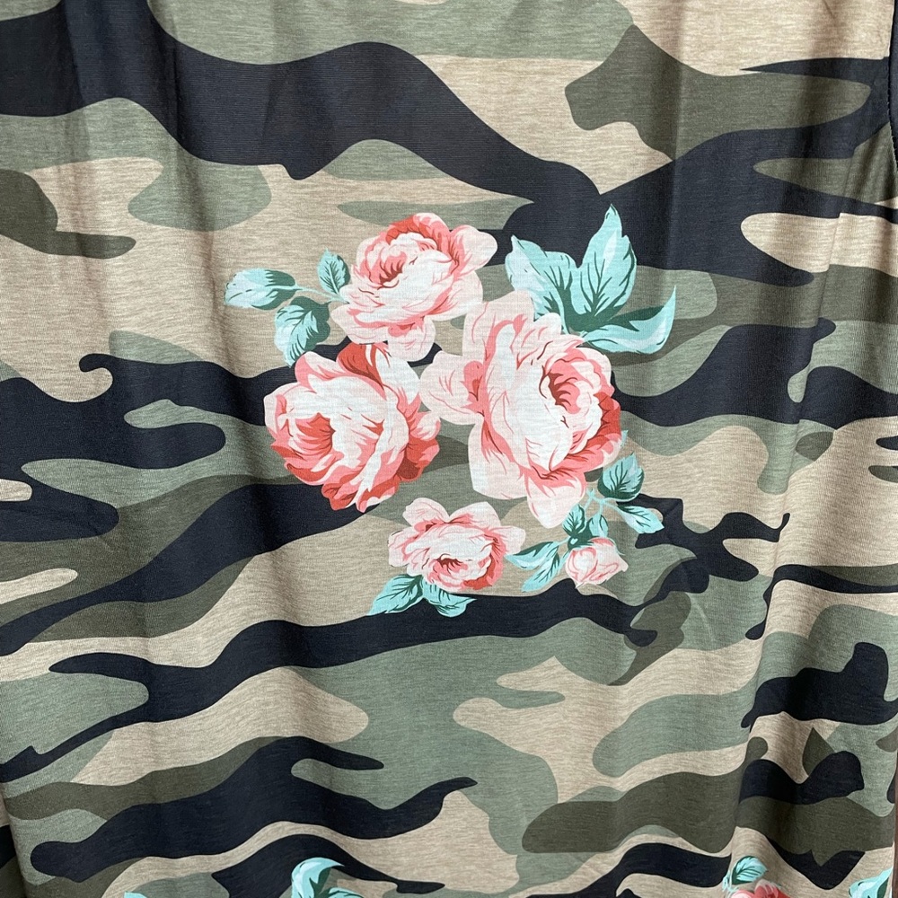 Floral Camo Dress : Plus - Picture 8 of 15